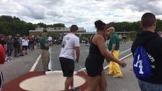 Abbie Mokwuah throws shot put at AllState championships [upl. by Emoraj526]