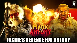 Jackies Revenge For Antony  Mark Antony  Vishal  SJ Suryah  Adhik  GV Prakash [upl. by Adnertal991]