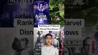 Ranking Marvel Disney Plus Shows Part 1 mcu marvel marvelstudios avengers avengers viral [upl. by Aymik]