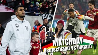 „Family Takeover“ Länderspiel in Budapest Benjamin Henrichs mit dem DFB Team vs Ungarn 🇩🇪🇭🇺 [upl. by Incrocci]