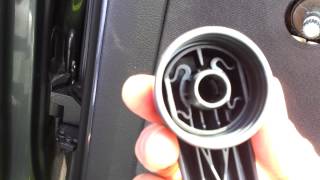 VW Touran How to remove manual window winder handle crank from VW Touran [upl. by Dougy817]