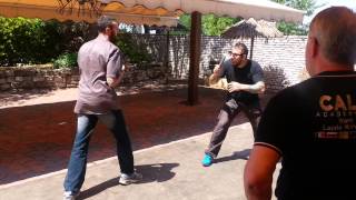 Knife fencing fighting system Lajolo style [upl. by Anhcar]