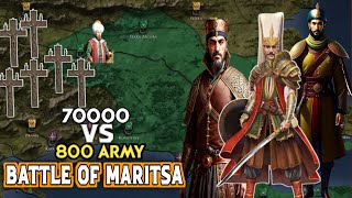 Battle of Maritza 70000 Crusaders defeated by 800 Ottoman warriors [upl. by Selassie349]