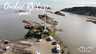 Quebec RV Trip  Ferry from Baie Comeau to Matane [upl. by Crandale]