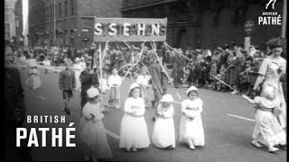 Sunday Schools Procession Aka WhitMonday Childrens Procession 1952 [upl. by Aynnek]