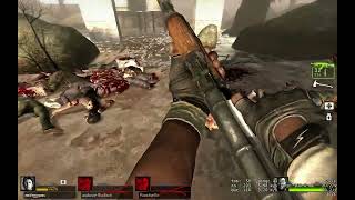 Chaos at the Bridge Left 4 Dead 2 w friend and English subtitles 18 [upl. by Dowski]