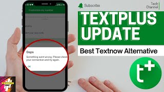 Textplus Update 2023  Textplus Sign Up Error Fix [upl. by Athiste773]