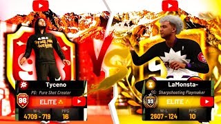 TYCENO VS LAMONSTA BEST OF 5 SERIES BEST PLAYSHARP VS BEST SHOTCREATOR NBA2K19LAMONSTA POV [upl. by Xet]