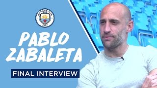 PABLO ZABALETA  THE FINAL CITYTV INTERVIEW [upl. by Awahsoj]