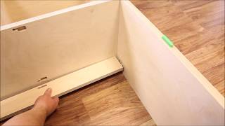 Quick Hutch Assembly Using Lockdowel [upl. by Keelby]