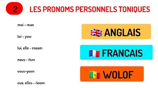 Les prénoms personnels toniques en anglais français et wolof [upl. by Senecal398]