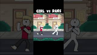 Make Me Your Radio GIRL vs DANS Original Animation Meme shorts [upl. by Bellamy]