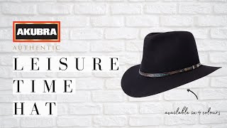 Akubra Leisure Time Hat Review  Hats By The 100 [upl. by Flori]