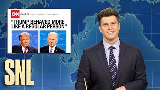 Weekend Update Final Presidential 2020 Debate  SNL [upl. by Ethbin]