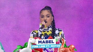 Mabel  ‘Fine Line feat NOT3s’ live at Capital’s Summertime Ball 2018 [upl. by Standford]