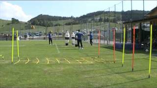 Allenamento portieri Hellas Verona 300709 [upl. by Esyla]