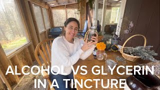 Learn The Difference Between Alcohol Tincture VS Glycerin Tincture [upl. by Adnaw966]