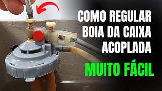 Como regular a boia da caixa acoplada Como tirar vazamento da caixa acoplada [upl. by Kara555]