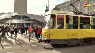 Tram Berlin Straßenbahnen am Alexanderplatz Oktober 2013 [upl. by Alil]