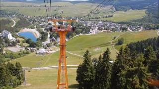 Fichtelberg Seilbahn in Kurort Oberwiesenthal  Erzgebirge 2017 [upl. by Atikihc]