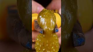 Breaking a Gherkin Closeup  ASMR Macro Video [upl. by Jer407]