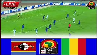 🔴LIVE  Eswatini vs Mali • Live Stream Africa Cup Of Nations GroupI Qualifications Match Analysis [upl. by Coveney]