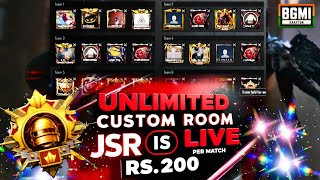 bgmi live custom room Uc giveaway  JsR Is Live bgmi shortslive ytshorts ucgiveaway [upl. by Audre855]