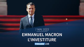 🔴La cérémonie dinvestiture dEmmanuel Macron 2022 en intégralité [upl. by Hayman]