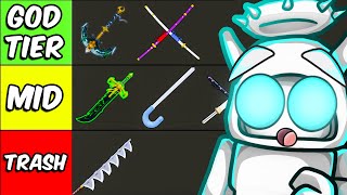 The BEST New Sword Tier List EVER UPDATE 20 BLOXFRUITS [upl. by Yrebmik]