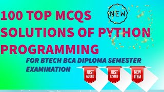 100 Python MCQ Questions and Answers  Important Python MCQS Python mcq [upl. by Hayalat]