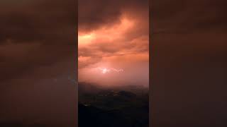 The Drakensberg  Thunderstorm from a cave camping nature hiking mountains solohiking [upl. by Eicaj]