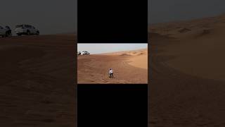 Sandboarding In Dubai Desert Safari [upl. by Olette]