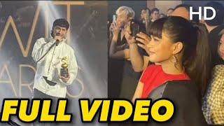 FULL VIDEO MARIS RACAL KINILIG SA MESSAGE NI RICO BLANCO SA AWIT AWARDS FULL SUPPORT GF TALAGA ♥️ [upl. by Roanne]