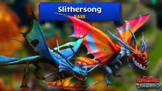 Unlock Rare Dragon Slithersong Max Level 180 Titan  Dragons  Rise of Berk [upl. by Lupiv193]