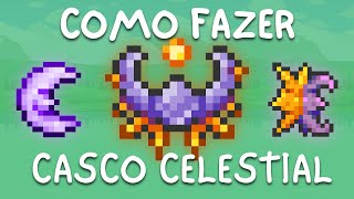 COMO Fazer o CASCO CELESTIAL  Terraria 144 [upl. by Gersham]