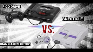 SNES VERSUS MEGA DRIVE TESTE NO PLAYSTATION 2 [upl. by Leirbma]