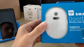 Sonnette de porte avec camérawifi notifications modèle D1 bonus précision notifications Mi Home [upl. by Eilyk]