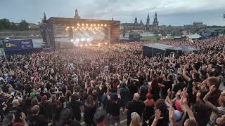 Parkway Drive live Elbufer Dresden 06072024 parkwavesfestival with alphawolf 4K [upl. by Kristoforo]