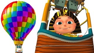 Five Little Babies In An Air Balloon  Wonders Of The World For Kids  Zool Babies Fun Songs [upl. by Kosiur]