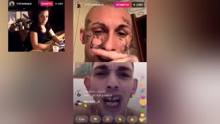 1727WORLDSTAR ATTACCA UN RAGAZZO PER LA SUA BRUTTEZZA IN DIRETTA INSTAGRAM [upl. by Able]