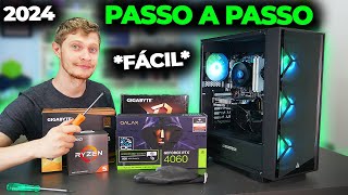 COMO MONTAR UM PC GAMER COMPUTADOR PASSO A PASSO 2024 [upl. by Salahcin603]