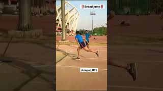 Broad jump army longjumper motivation armylover jumperpooja indianarmy longjump athlete [upl. by Ardnasak]