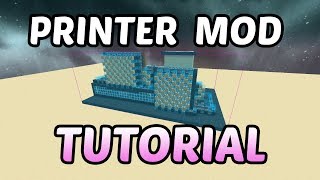 Schematica Printer Mod TUTORIAL  How to Auto Build Faster in Minecraft [upl. by Calv]