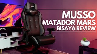 MUSSO Matador Mars Series PU Leather Computer Gaming Chair Premium 290A Review [upl. by Wakerly]