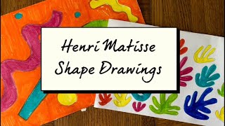 Sketchbook Prompt 13  Matisse Shape Drawings [upl. by Helsa13]