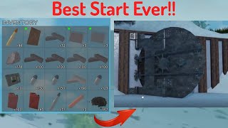 The BEST Solo Start In The NEW MAP  Trident Survival v2 New Map [upl. by Mira]