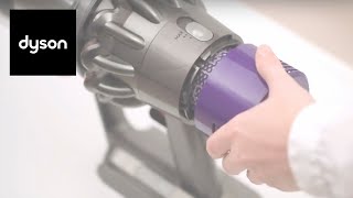 How to clean your Dyson Cyclone V10™ cordless vacuums filter [upl. by Illoh]