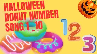 Ten Halloween Donuts  Learn Numbers with Donuts  Nursery Rhymes amp Kids Songs CoComelon [upl. by Felike]