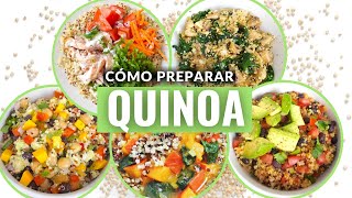 5 Recetas Saludables con Quinoa [upl. by Hodess486]