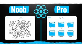 Junior vs Senior React Folder Structure  How To Organize React Projects [upl. by Haleak855]